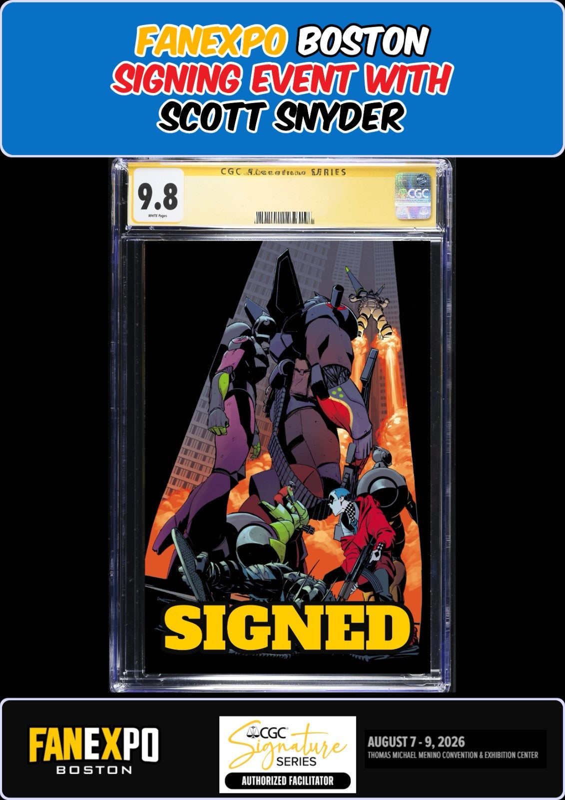 ABSOLUTE BATMAN #22 DRAGOTTA CGC SS 9.8 SCOTT SNYDER SIGNED FANEXPO PRESALE