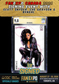 ABSOLUTE CATWOMAN #1 CGC SS 9.8 SNYDER/GRAYSON/BENGAL 3X SIGNED FANEXPO PRESALE