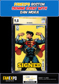 SUPERMAN #39 SANFORD GREENE CGC SS 9.8 DAN MORA SIGNED FANEXPO PRESALE