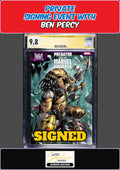 PREDATOR KILLS MARVEL UNIVERSE #1 BANDINI CGC SS 9.8 BEN PERCY SIGNED PRESALE