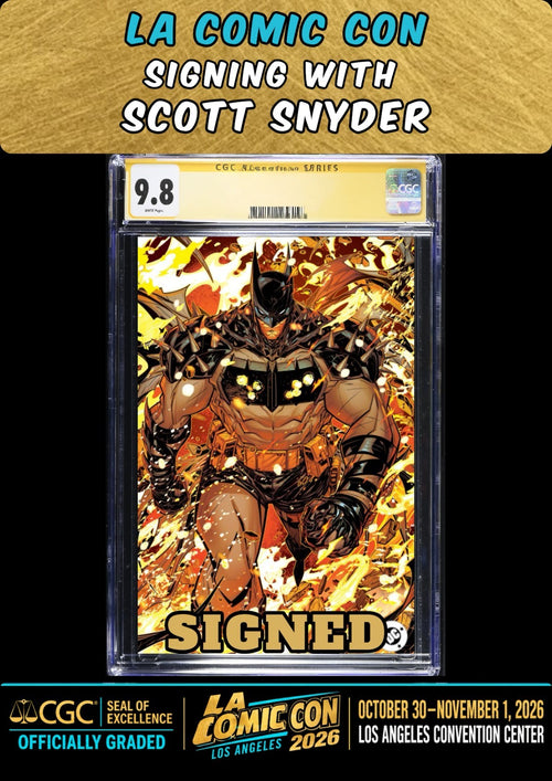 ABSOLUTE BATMAN #25 JONBOY CGC SS 9.8 SIGNED SCOTT SNYDER LA COMIC CON PRESALE