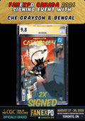 ABSOLUTE CATWOMAN #2 CGC SS 9.8 GRAYSON/BENGAL 2X SIGNED FANEXPO CANADA PRESALE