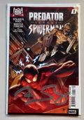 PREDATOR VS SPIDER-MAN #1 MARVEL SIQUEIRA MAIN COVER BEB PERCY SIGNED W/COA NM