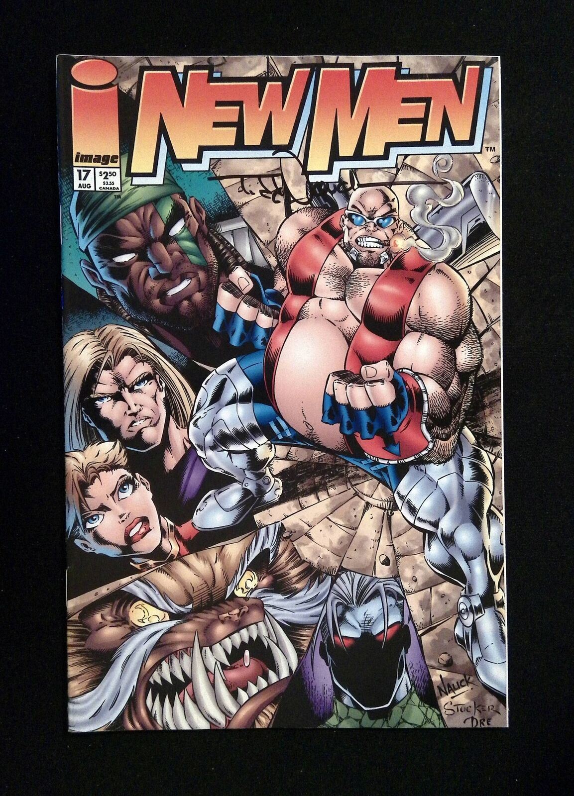 Newmen #17  Image Comics 1995 NM-  Signed By Todd Nauck