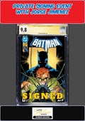 BATMAN #3 MAIN COVER CGC SS 9.8 JORGE JIMENEZ SIGNED PRIVATE SIGNING PRESALE