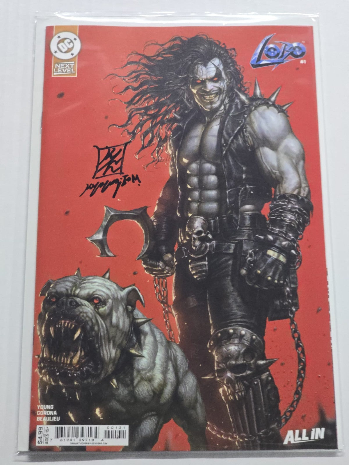 LOBO #1 DC COMICS 2026 VARIANT KYUYONG EOM SIGNED W/COA NM (3)