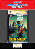 PREDATOR KILLS MARVEL UNIVERSE #4 MAIN CGC SS 9.8 BEN PERCY SIGNED PRESALE