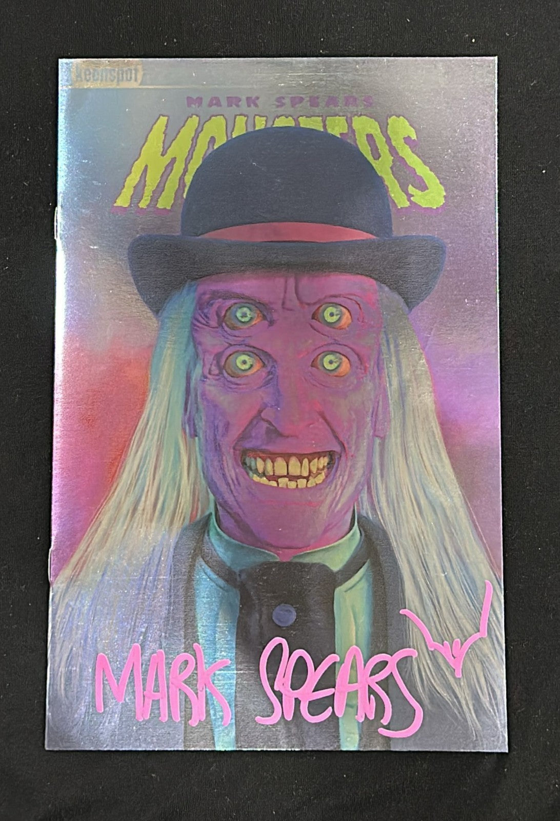 MARK SPEARS MONSTERS #4 EXCLUSIVE HOLOFOIL VARIANT SIGNED MARK SPEARS W/COA NM