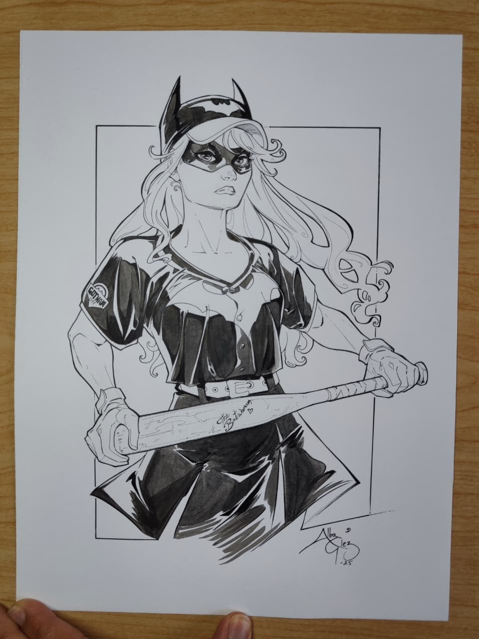 Alba Glez Original Sketch • Custom Commission - On Blank Cover - CGC/RAW