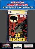 ABSOLUTE BATMAN #16 MIKE CHO CGC SS 9.8 SNYDER/DRAGOTTA HEROES-CON PRESALE