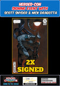 ABSOLUTE BATMAN #20 DE TOMMASO SNYDER/DRAGOTTA SIGNED HEROES-CON PRESALE NM/COA