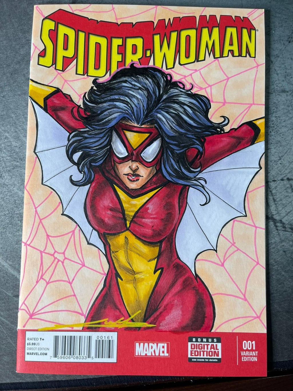 Juanjo Lopez Original Sketch • Custom Commission - On Blank Cover - CGC/RAW