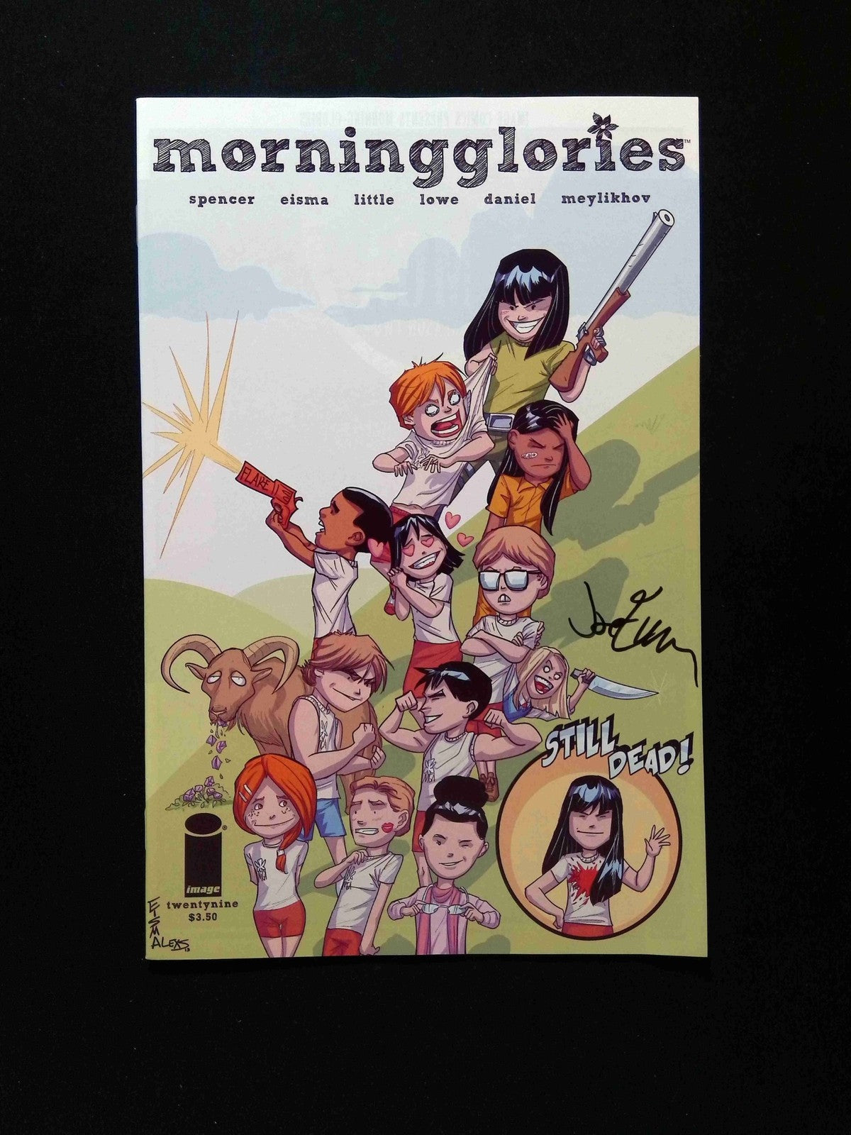 Morning Glories #29B  Image Comics 2013 NM-  Signed by Joe Eisma