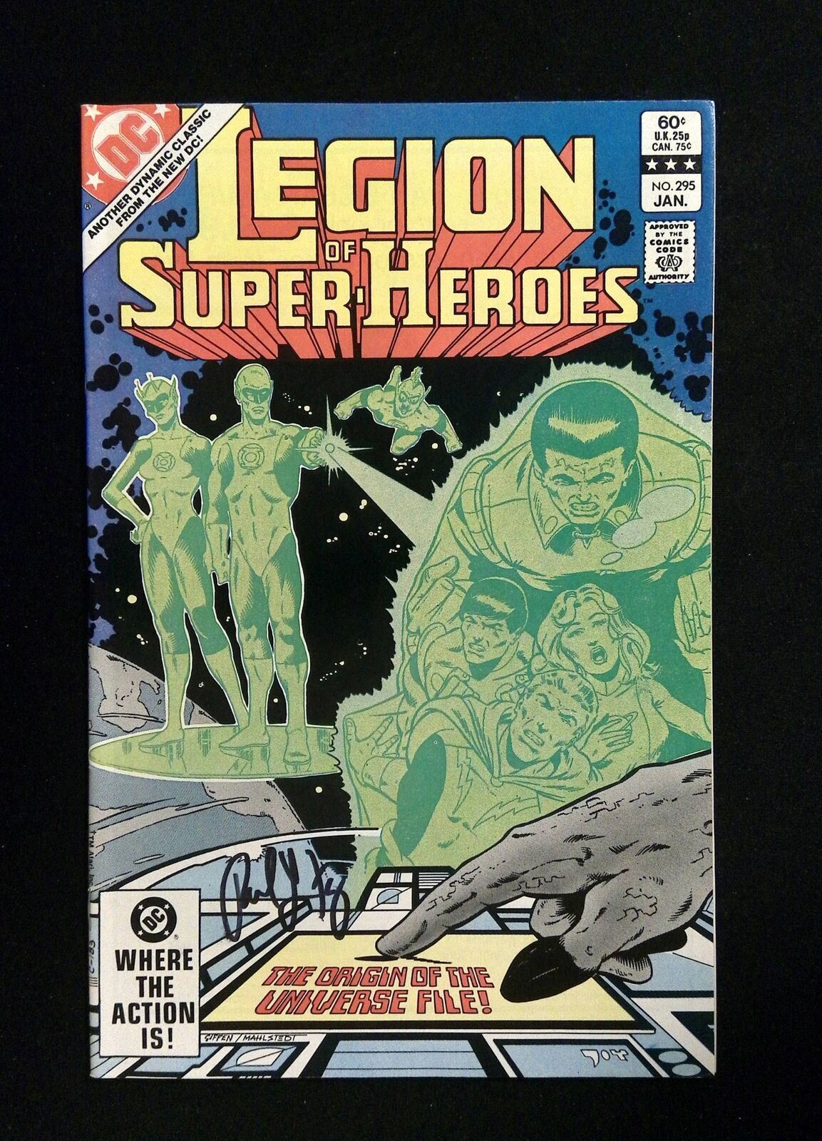 Legion Of Super-Heroes #295 (2ND SERIES) DC 1983 VF+ Signed By  Paul Levitz