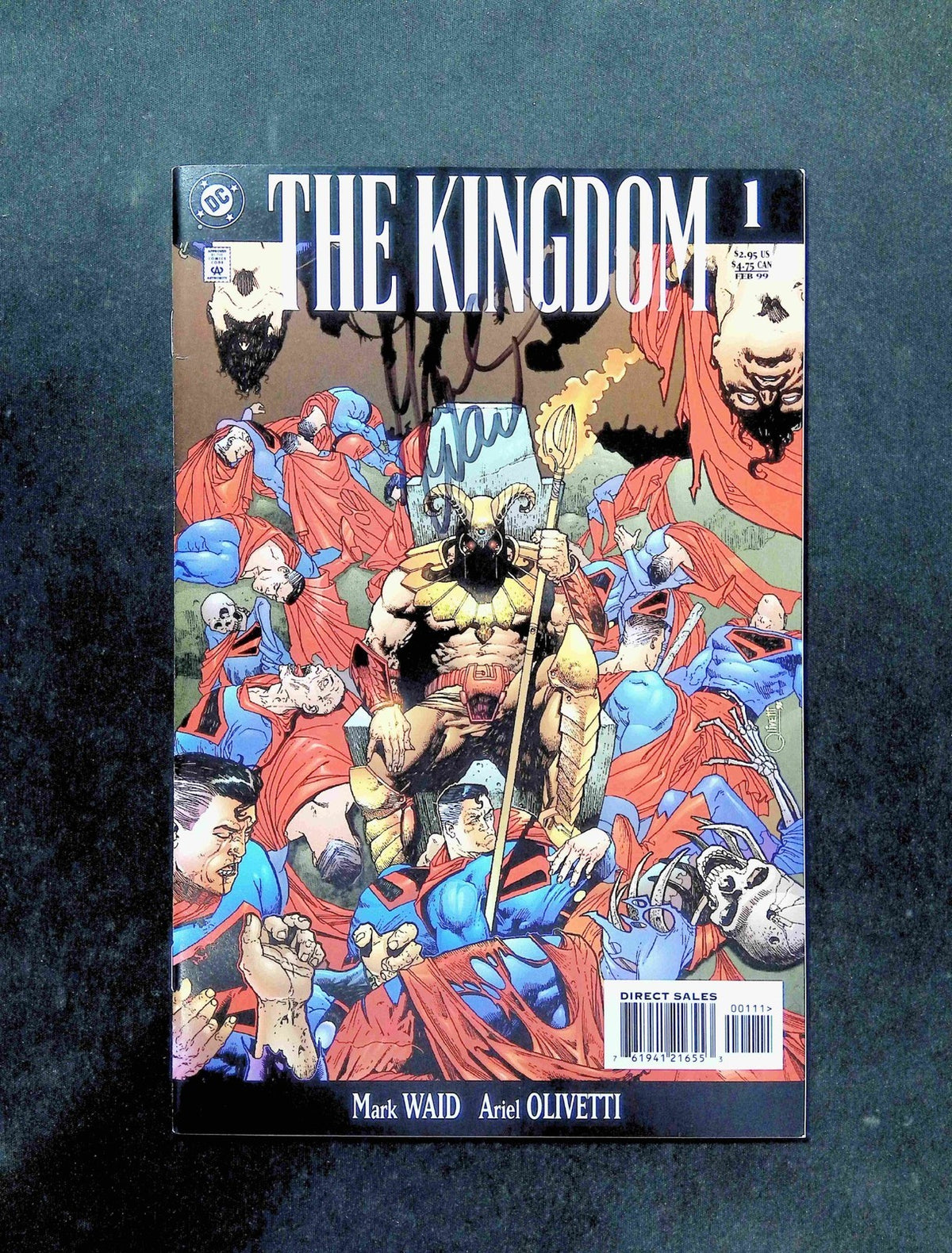 Kingdom #1  DC Comics 1999 VF+  Signed By Mark Waid