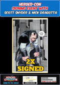 ABSOLUTE BATMAN #21 PENGUIN RAW  SNYDER/DRAGOTTA SIGNED HEROESCON PRESALE NM/COA