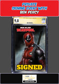 WADE WILSON: DEADPOOL #1 ADI GRANOV CGC SS 9.8 BEN PERCY PRIVATE SIGNING PRESALE