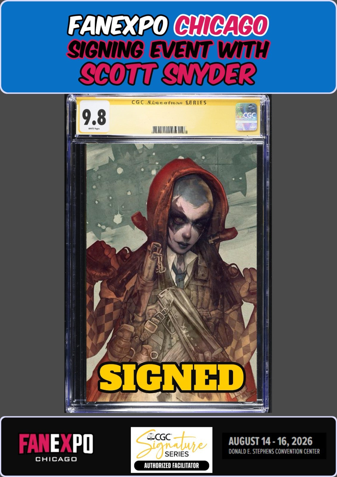 ABSOLUTE BATMAN #22 DAN QUINTANA CGC SS 9.8 SCOTT SNYDER SIGNED FANEXPO PRESALE