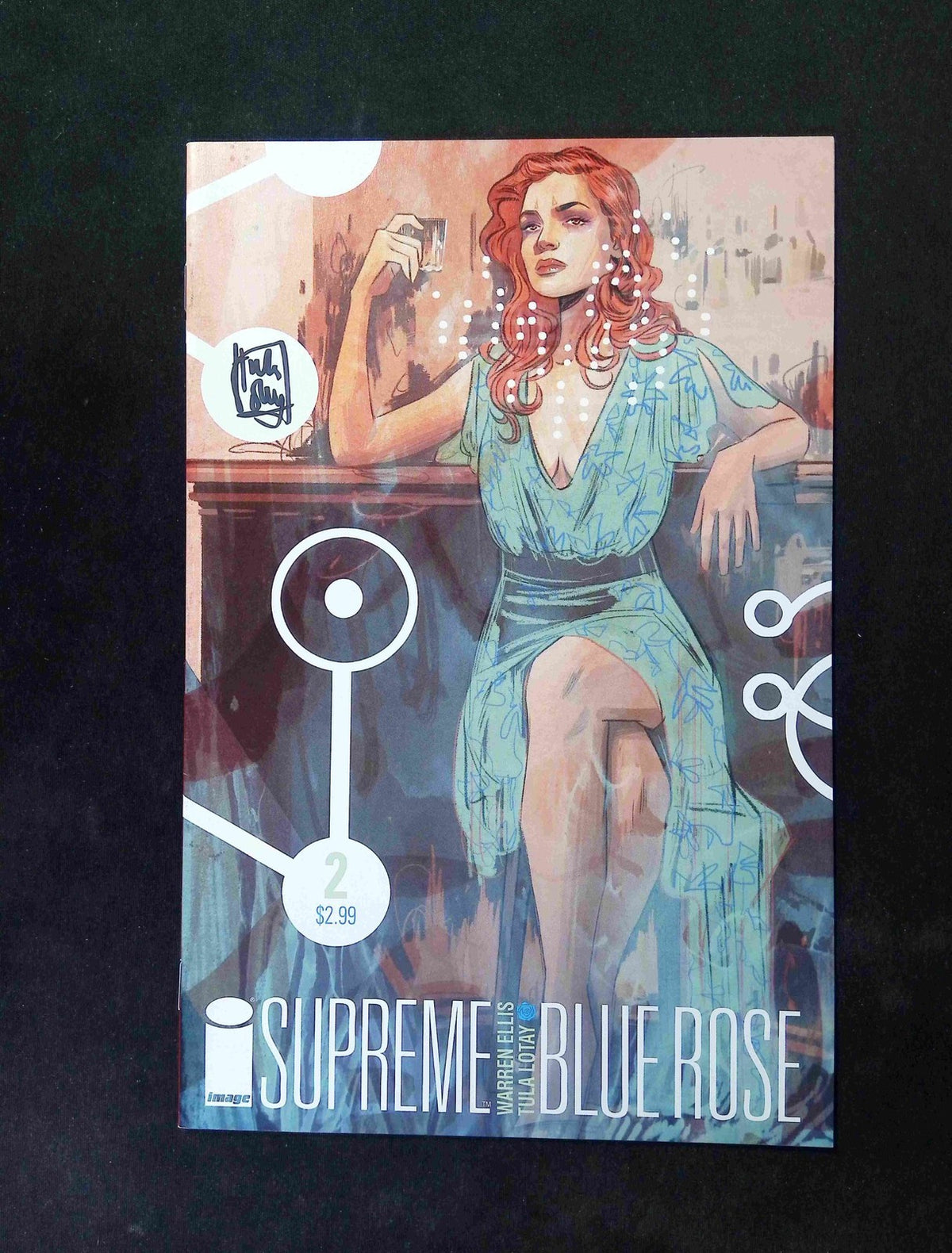 Supreme Blue Rose #2  IMAGE Comics 2014 NM-  Signed By Tula Lotay
