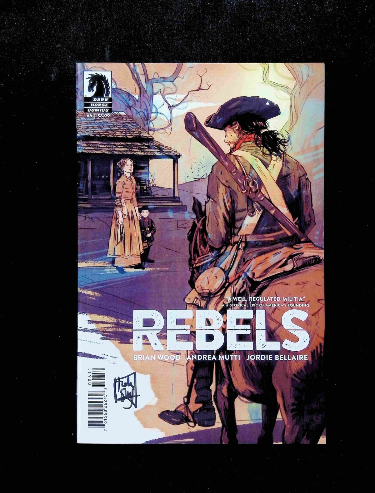 Rebels #6  DARK HORSE Comics 2015 VF+  Signed By Tula Lotay