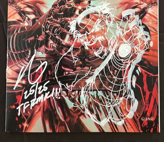 BATTLE BEAST #8 VIRGIN EXCLUSIVE JOHN GIANG SIGNED/REMARQUED NM W/COA 25/25