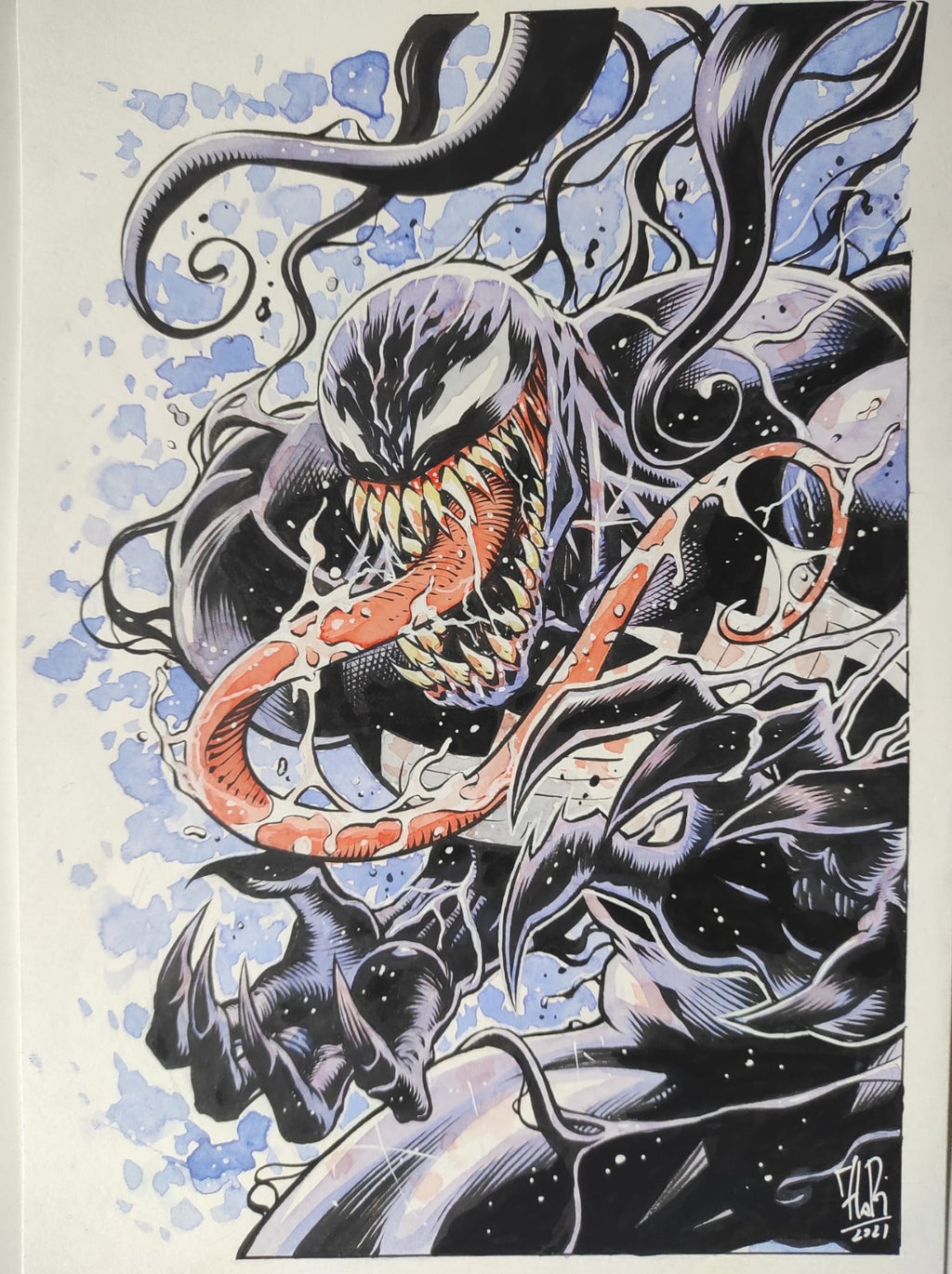Jordi Tarragona Original Sketch • Custom Commission - On Blank Cover - CGC/RAW