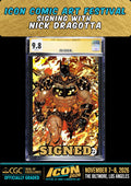 ABSOLUTE BATMAN #25 JONBOY CGC SS 9.8 SIGNED NICK DRAGOTTA ICON FESTIVAL PRESALE
