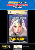 WONDER WOMAN #33 DANI SAMPERE CGC SS 9.8 TOM KING SIGNED FANEXPO BOSTON PRESALE