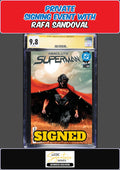 ABSOLUTE SUPERMAN #1 MAIN COVER CGC SS 9.8 RAFA SANDOVAL PRIVATE SIGNING PRESALE