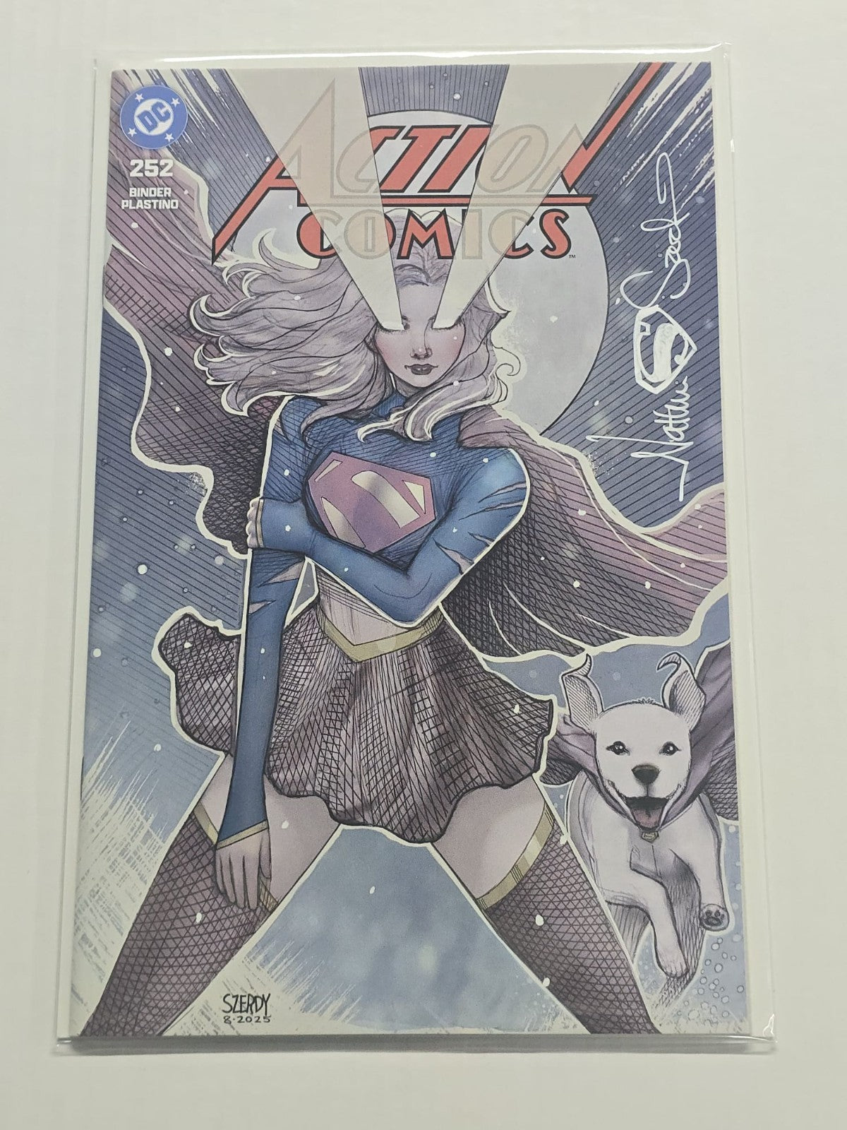 ACTION COMICS #252 EXCLUSIVE DC NATHAN SZERDY SIGNED W/COA NM