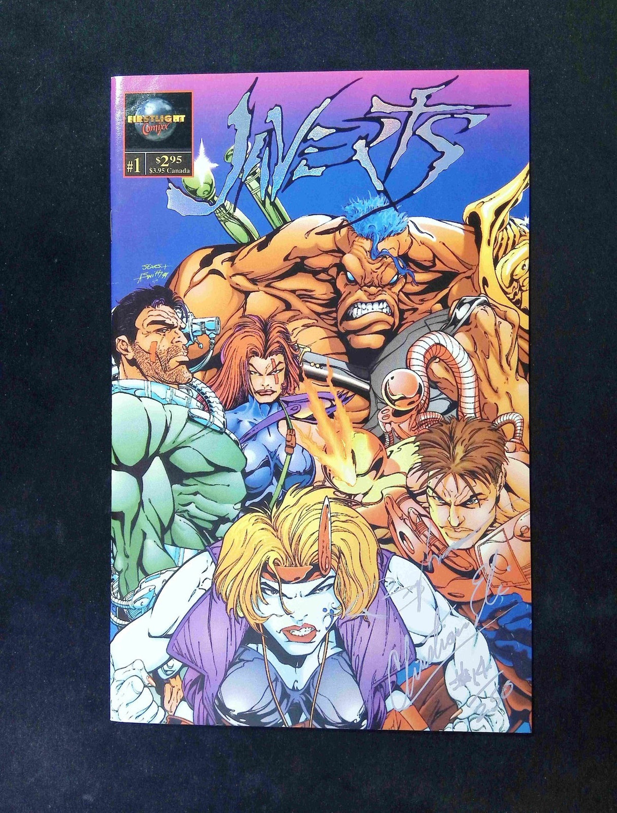Javerts #1SILVER  FIRSTLIGHT Comics 1994 VF/NM  Variant Cover Signed