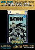 ABSOLUTE BATMAN #23 MAIN CGC SS 9.8 2X SIGNED SNYDER/DRAGOTTA NYCC PRESALE