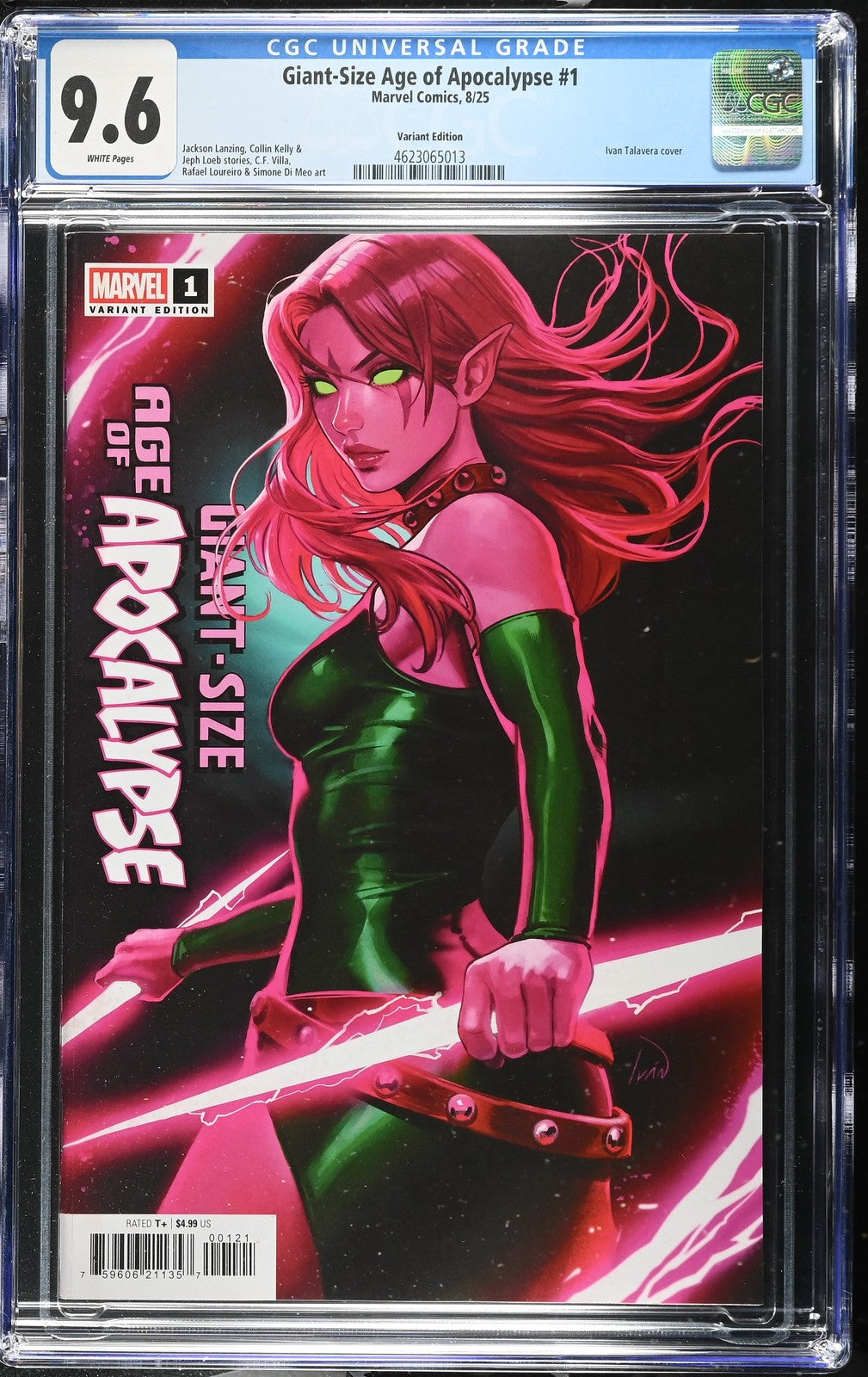 GIANT SIZE AGE OF APOCALYPSE #1 MARVEL 2025 IVAN TALAVERA VARIANT CGC 9.6 NM