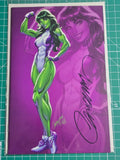 IMPERIAL WAR: PLANET SHE HULK #1 1:100 VIRGIN J SCOTT CAMPBELL SIGNED NYCC W/COA