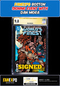 WORLD'S FINEST #52 CGC SS 9.8 DAN MORA SIGNED FANEXPO BOSTON PRESALE