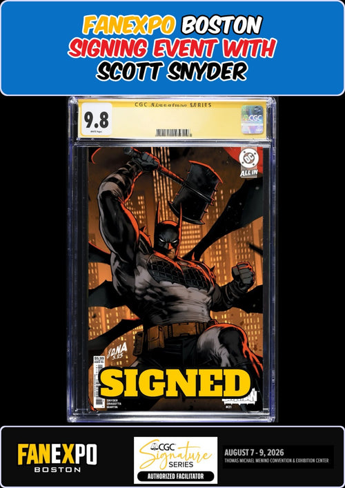 ABSOLUTE BATMAN #21 NAKAYAMA CGC SS 9.8 SCOTT SNYDER SIGNED FANEXPO PRESALE