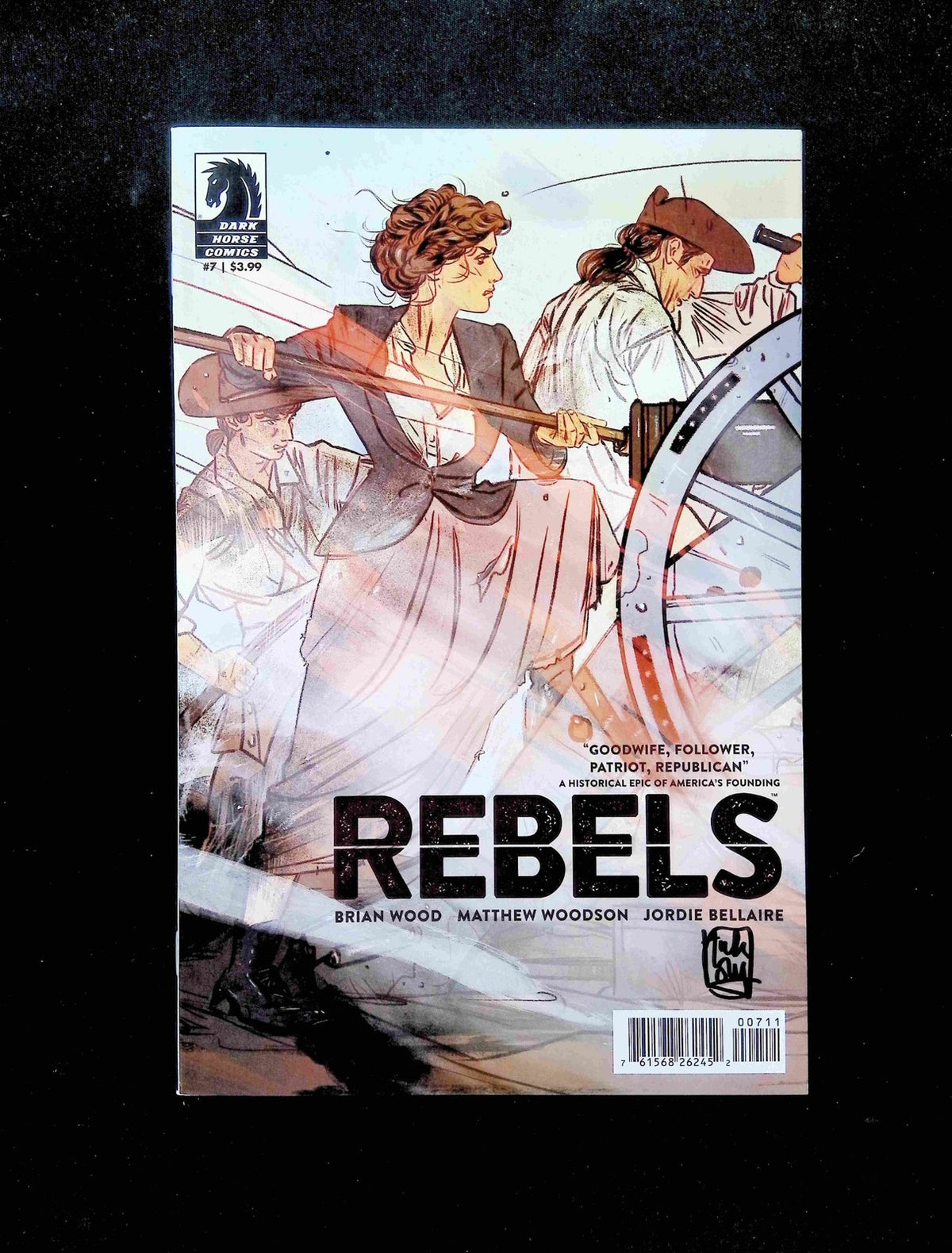Rebels #7  DARK HORSE Comics 2015 VF+  Signed By Tula Lotay