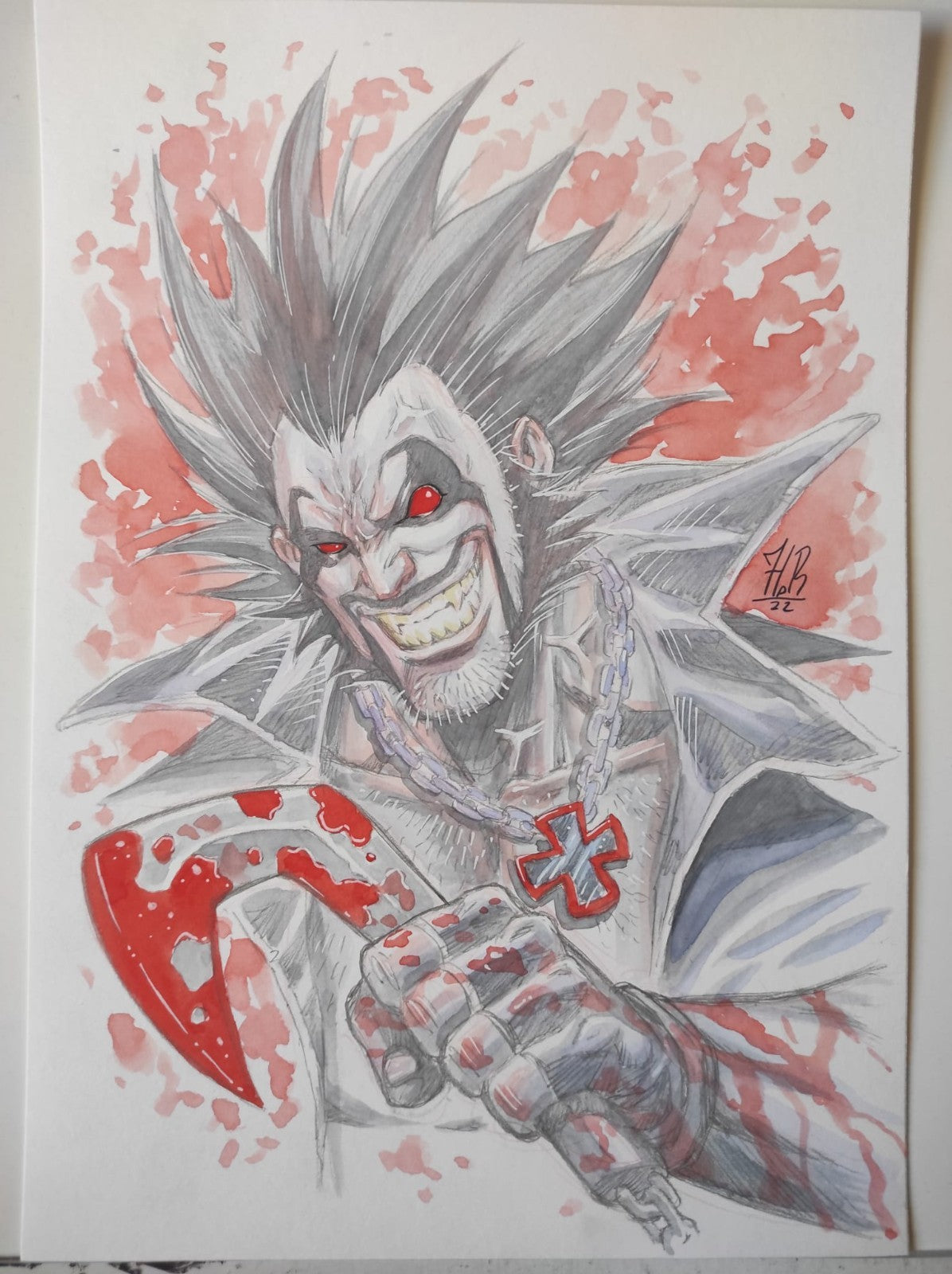 Jordi Tarragona Original Sketch • Custom Commission - On Blank Cover - CGC/RAW