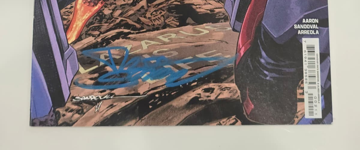 ABSOLUTE SUPERMAN #2 DC 2025 CVR A 1ST PRINT SIGNED BY RAFA SANDOVAL W/COA NM