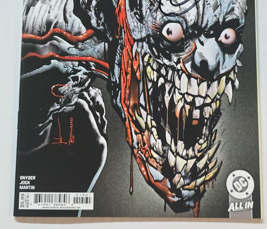ABSOLUTE BATMAN #15 BRIAN BOLLAND DC 2025 1ST PRINT SIGNED SCOTT SNYDER W/COA NM
