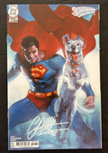 SUPERMAN UNLIMITED #1 DC 2025 VARIANT SIGNED BY GABRIELE DELL'OTTO NYCC W/COA NM