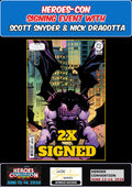 ABSOLUTE BATMAN #18 ASRAR RAW  SNYDER/DRAGOTTA SIGNED HEROES-CON PRESALE NM/COA