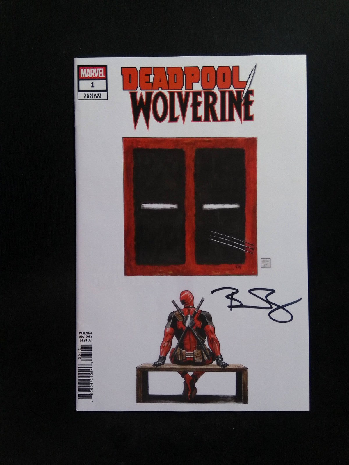 DEADPOOL WOLVERINE #1 CASSARA VARIANT MARVEL 2025 SIGNED BY BEN PERCY W/ COA