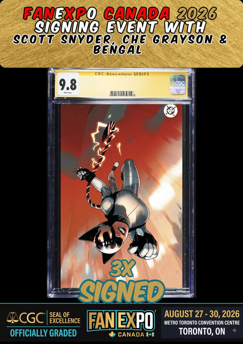 ABSOLUTE CATWOMAN #1 FOIL CGC SS 9.8 SNYDER/GRAYSON/BENGAL 3X SIGNED PRESALE