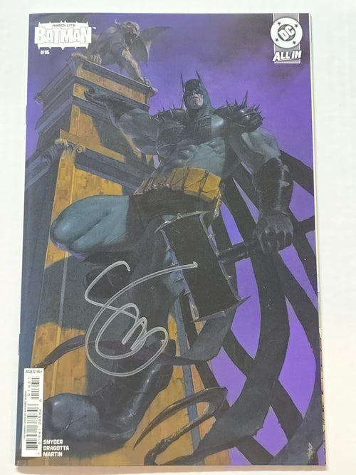 ABSOLUTE BATMAN #16 1ST PRINT 1:25 RICCARDO FEDERICI SIGNED SCOTT SNYDER COA NM