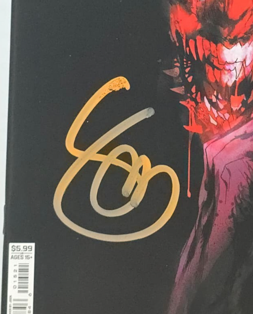 ABSOLUTE BATMAN #15 JOCK DC 1ST PRINT SIGNED SCOTT SNYDER W/COA NM