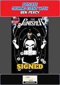 PUNISHER RED BAND #5 JORGE FORNES RAW BEN PERCY PRIVATE SIGNING W/COA PRESALE NM