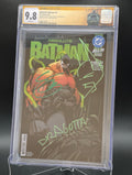 ABSOLUTE BATMAN #9 COVER A 1ST PRINT SIGNED BY SCOTT SNYDER & NICK DRAGOTTA CGC SS 9.8 GREEN/GREEN CUSTOM LABEL AND REMARQUED!